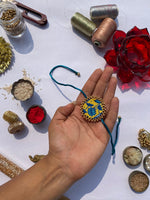 Load image into Gallery viewer, Idiosyncratic Divine Pichwai Male Beaded Rakhi
