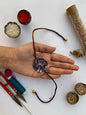 Cobalt Blue Ajrakh Enchanted Rakhi