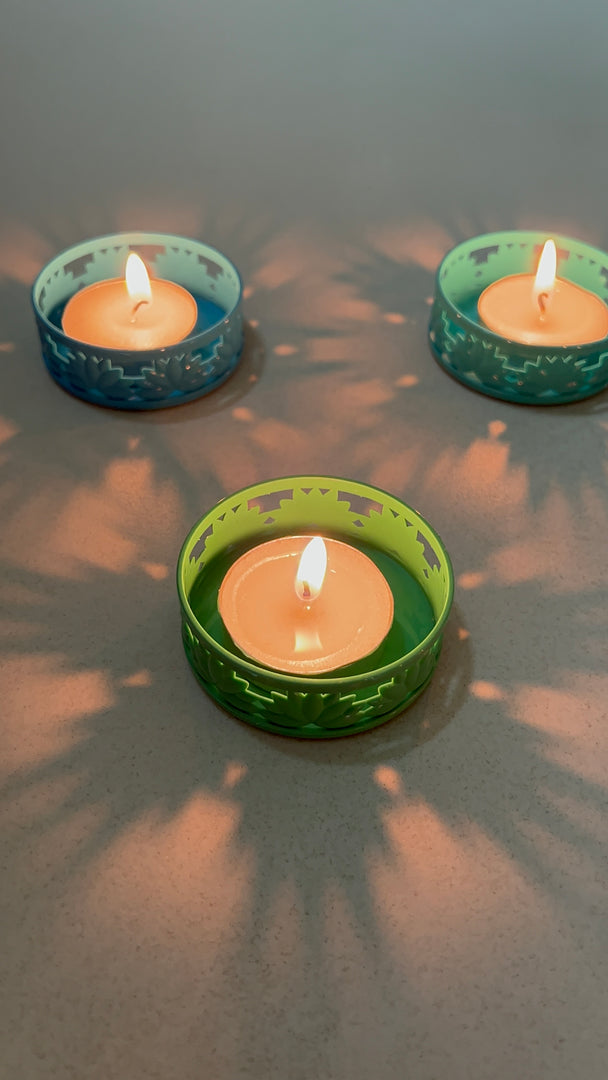 IBHI's Lotus TeaLight Holder: Set of 6