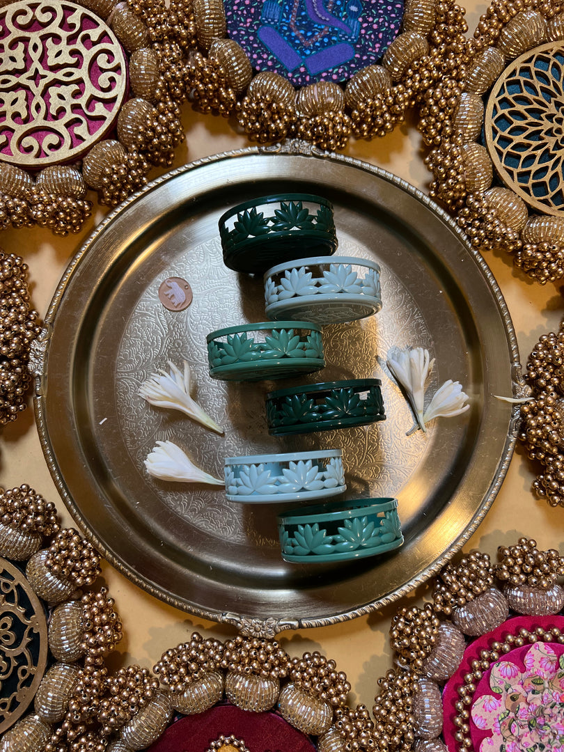 AATASHBAAZI IBHI's Lotus TeaLight Holder: Set of 6