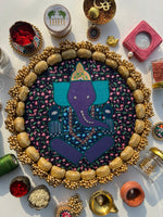Load image into Gallery viewer, Micro Pichwai Ganesh Medley: Idiosyncratic Divine Pichwai