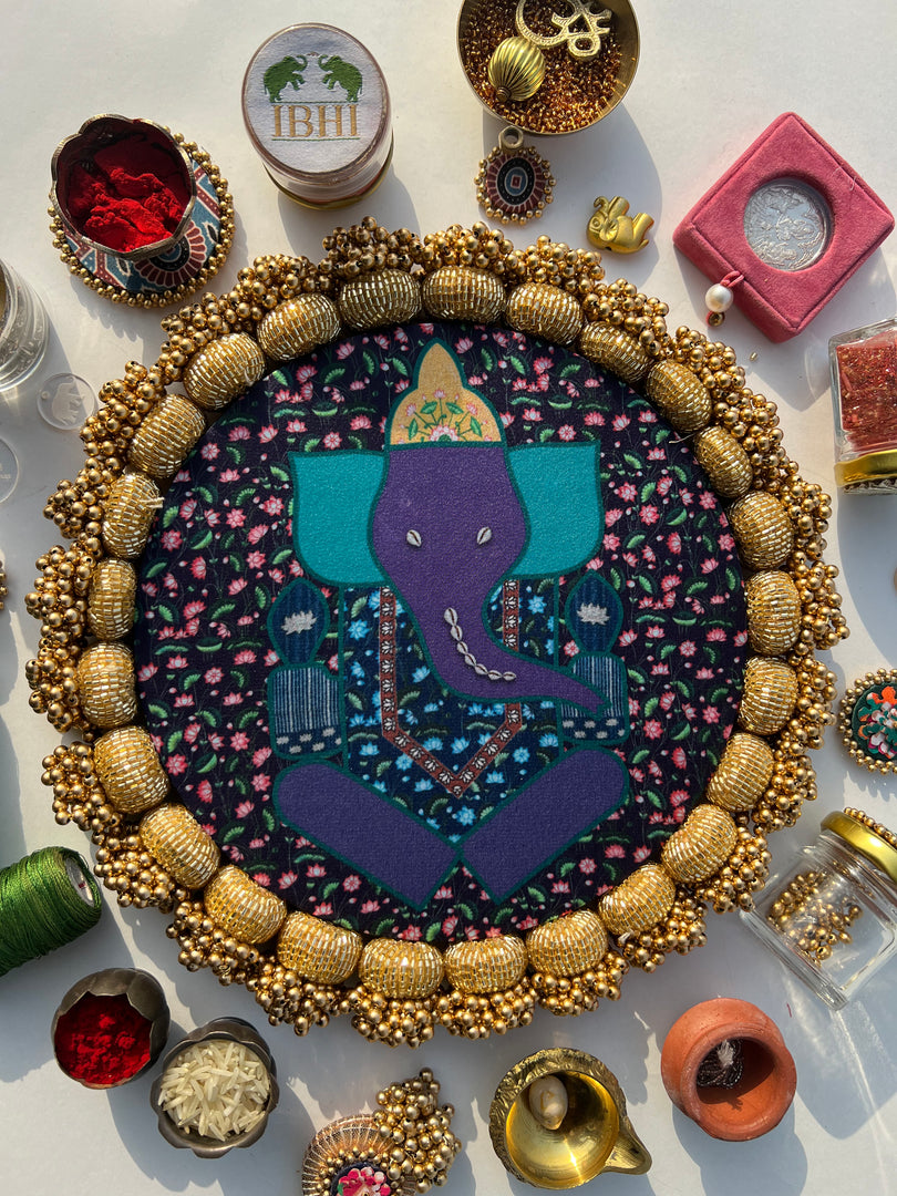 Micro Pichwai Ganesh Medley: Idiosyncratic Divine Pichwai
