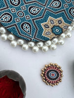 Load image into Gallery viewer, Pearl Beaded Pallet: Turkish Hues Intense Ajrakh