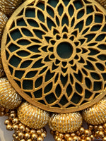 Load image into Gallery viewer, Ira CHAAND SE SUNDAR Pallet: Solid Green + Idiosyncratic Divine Pichwai
