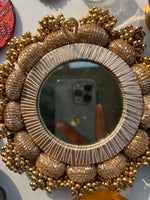 Load image into Gallery viewer, Diva Diya : Mirror + Idiosyncratic Divine Pichwai