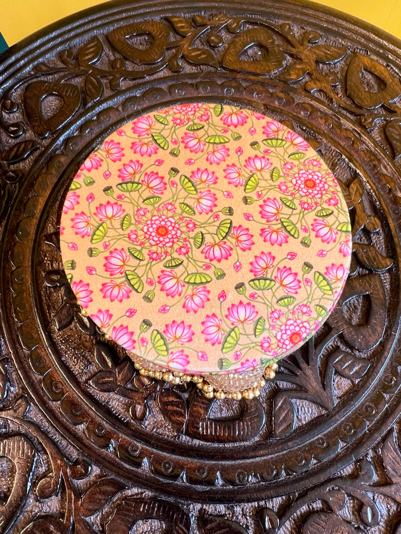Mini Dangler Platter: OG Inflorescence Divine Pichwai (4 inches)