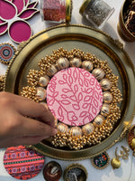 Load image into Gallery viewer, Joker Poker : Amabadal Bandhej + Chocolate Borwn Navratna Patola