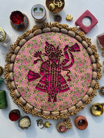 Load image into Gallery viewer, Shrinathji: Glass Beaded OG Inflorescence Divine Pichwai
