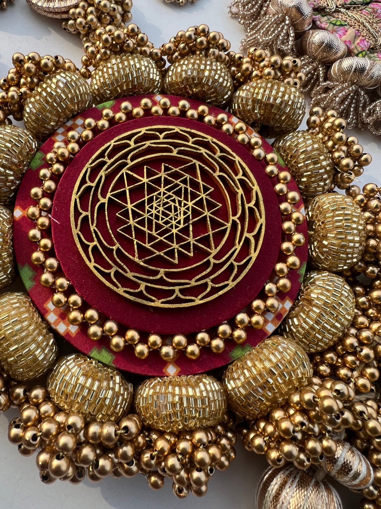 Shri Yantra + Lakshmi Pagla: DIVINE COLOSSAL TORAN