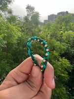 Load image into Gallery viewer, Emerald Embellished Braid: Bhabhi Rakhi