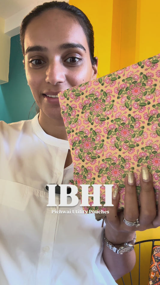 Pichwai Utility Pouches