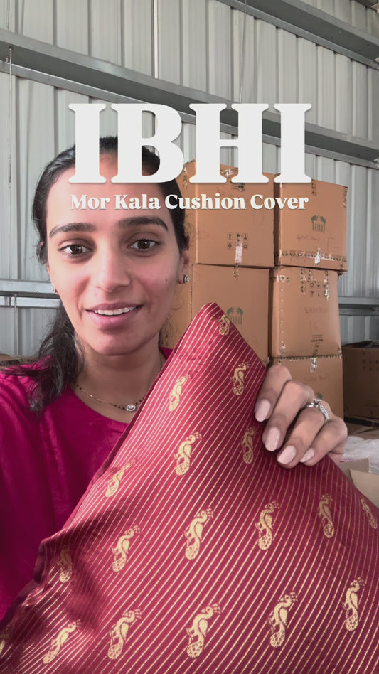 Maroon Mor Kala Cushion