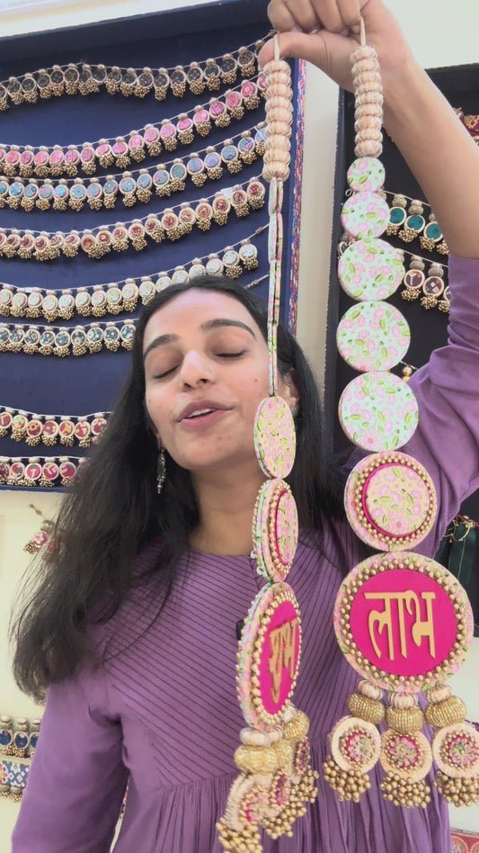 Long shubh labh- 27 inches