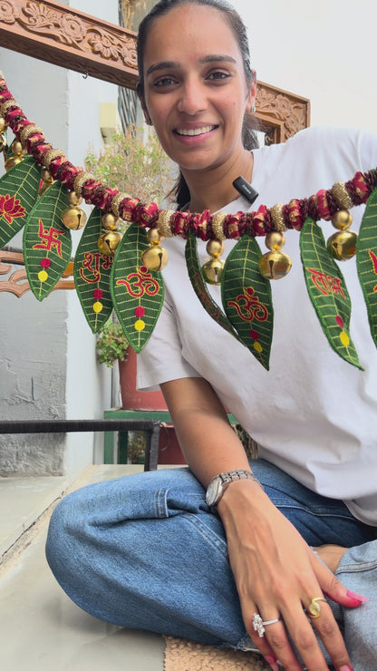 Star Petite Gajra Mango Leaf Toran | Door Decoration