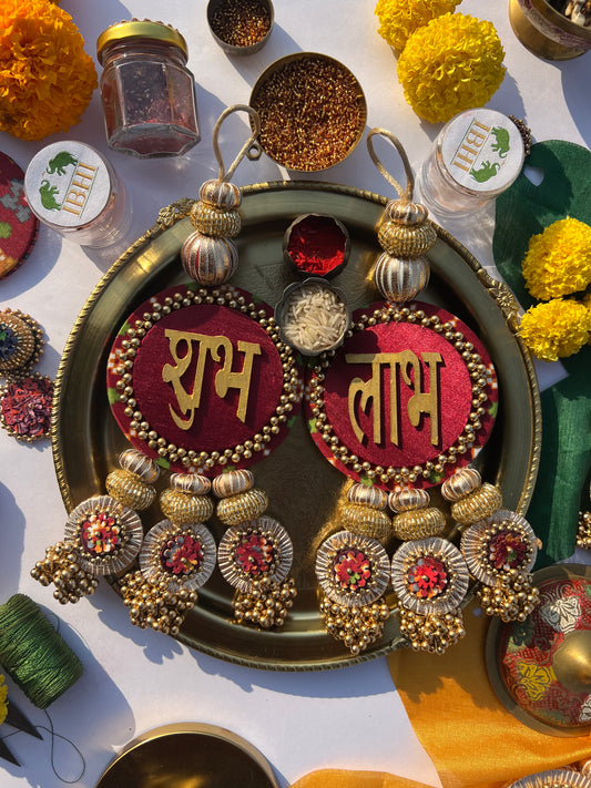 Neeti Roop Shubh Labh – Front View with Tassels

