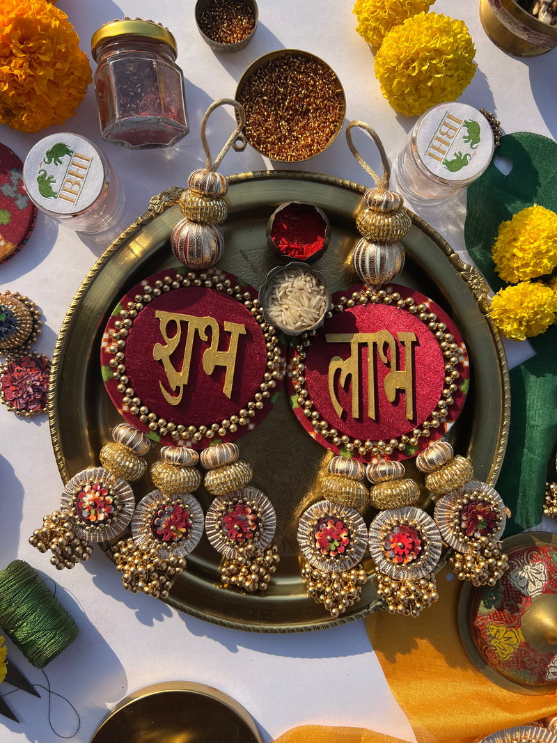Neeti Roop Shubh Labh – Front View with Tassels

