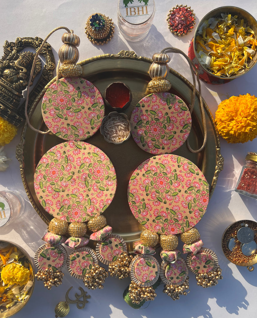 Yaar Pyaar Danglers: OG Inflorescence Divine Pichwai