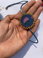 Load image into Gallery viewer, Idiosyncratic Divine Pichwai Male Beaded Rakhi