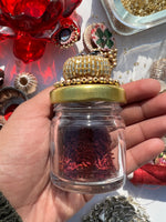 Load image into Gallery viewer, Bling Too Much Upended Confluence Intense Ajrakh Mini Jar