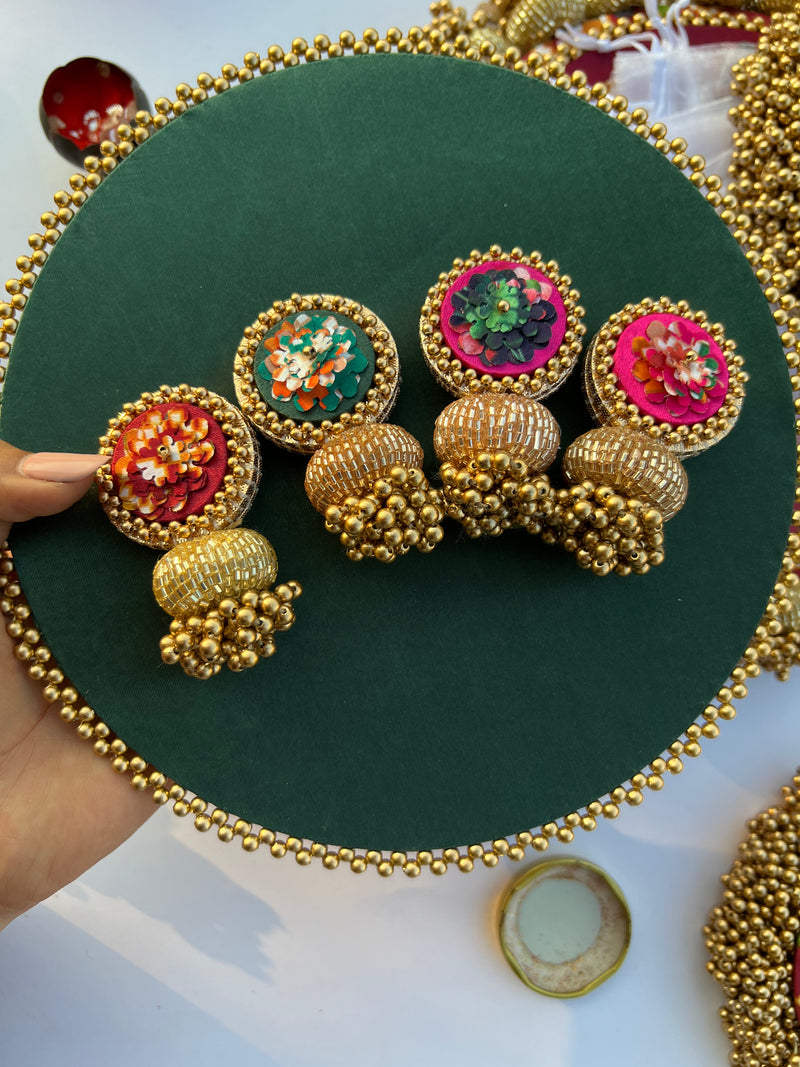 Assorted Mix of Patola & Pichwai Enchanted Brooches
