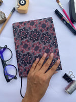 Load image into Gallery viewer, Hexagonal Ornamentation Intense Ajrakh Diary - IBHI
