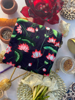 Load image into Gallery viewer, ADD ON: Pink Colloquial Divine Pichwai Mini Pouch