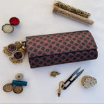 Load image into Gallery viewer, Indian Red &amp; Black Intense Ajrakh Clutch - IBHI