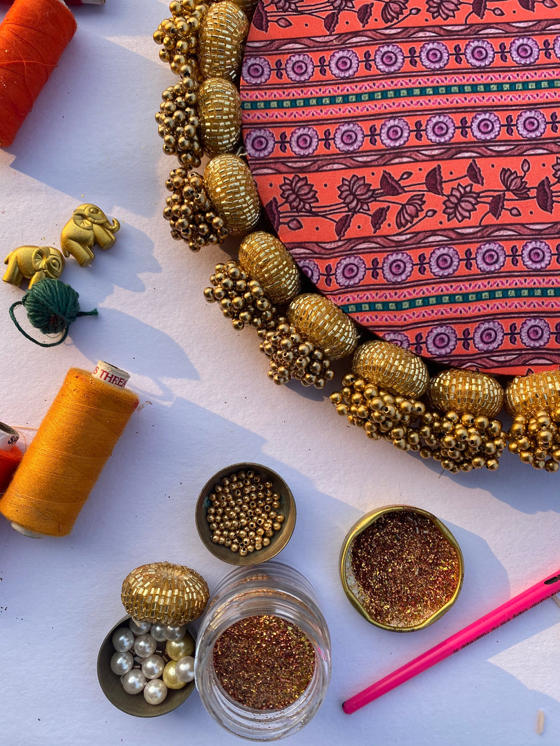 Pichwai rangoli for home decor