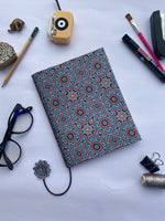 Load image into Gallery viewer, Octagonal Ornamentation Intense Ajrakh Diary - IBHI